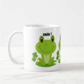 Mug grenouille personnalisé, mug à café grenouille (Gauche)