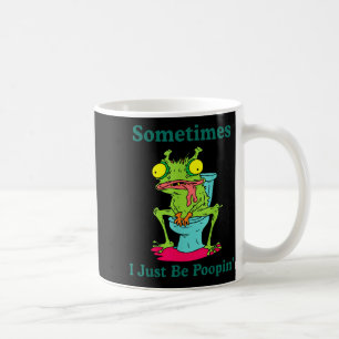 Mug Grenouille qui fait parfois caca Mème de grenouill