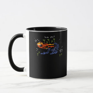 Mug Grenouille qui vous aime style classique simple