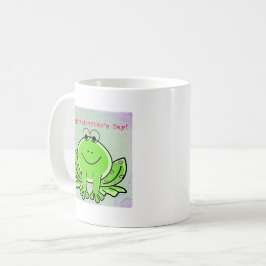 Mug Grenouille Saint-Valentin (Devant gauche)