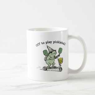 Mug Grenouille sorcière tenant une raquette Trottinett