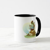Mug Grenouille sortant d'un UFO (Devant droit)
