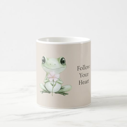 Mug Grenouille Suivez Votre Cœur (Centre)