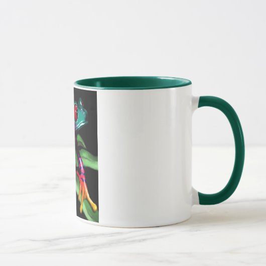 Mug grenouille sur la feuille (Droite)