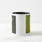 Mug Grenouille sur la feuille dans le profil (Centre)