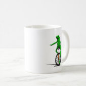 Mug Grenouille sur le monocycle Meme (Devant droit)