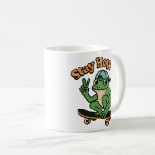 Mug Grenouille sur skateboard (Devant droit)