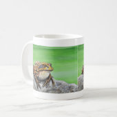 Mug Grenouille sur un rocher (Devant gauche)
