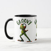 Mug Grenouille verte groovy (Gauche)