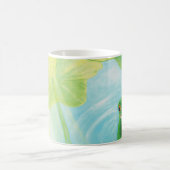 Mug Grenouille verte sous Pad Lily (Centre)