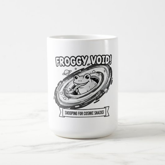 Mug Grenouille Vide Drôle de Grenouille de l'Espace De (Centre)