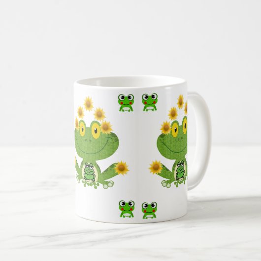 Mug grenouilles (Devant droit)