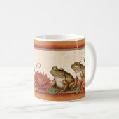 Mug Grenouilles automnales et élégance florale (Devant droit)