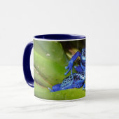 Mug Grenouilles bleues de dard de poison dans la (Devant gauche)