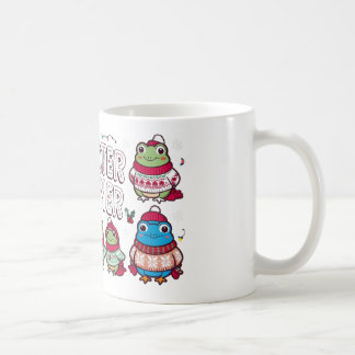 Mug "Grenouilles en temps doux - Festive et cosy"