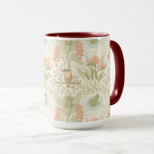 Mug Grenouilles et oiseaux de la jungle douce (Devant droit)