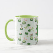Mug Grenouilles Mignonnes dans l'Étang de Nénuphars Mo (Gauche)
