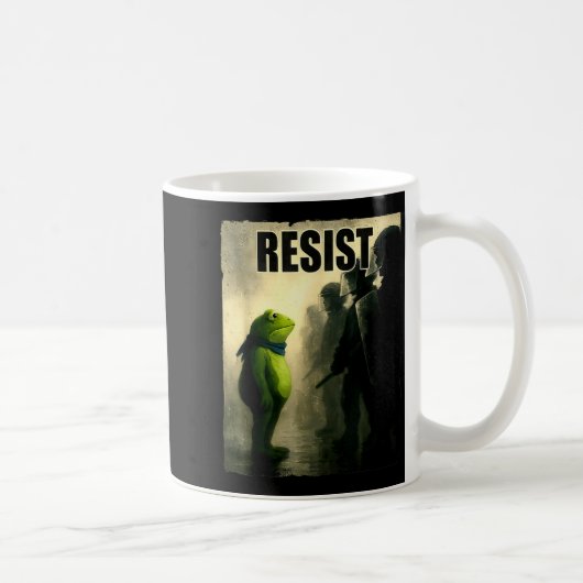 Mug Grenouilles résistent Portland Grenouille protesta (Droite)