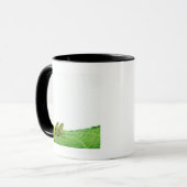 Mug Grenouilles vertes sur le congé (Devant gauche)