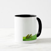 Mug Grenouilles vertes sur le congé (Devant droit)