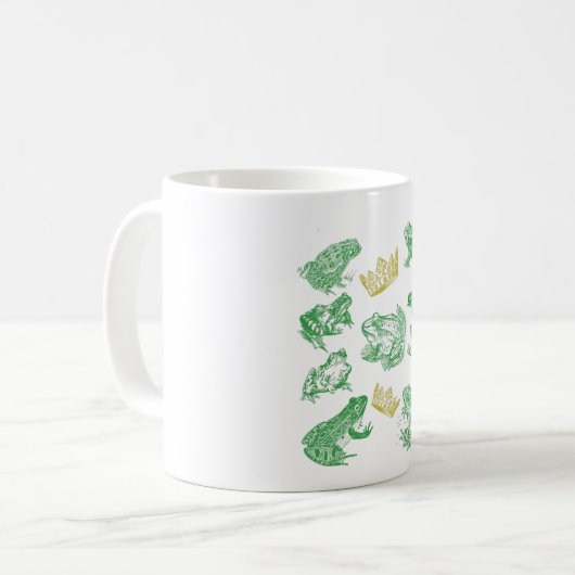 Mug Grenouilles vintages (Devant gauche)