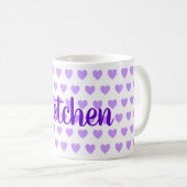 Mug Gretchen en violet (Devant droit)