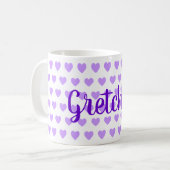 Mug Gretchen en violet (Devant gauche)