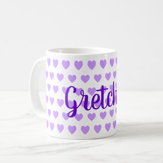Mug Gretchen en violet (Devant gauche)