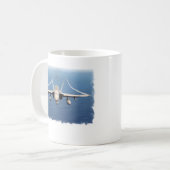 Mug Grève de marine/escadron de chasse VFA-15 (Devant gauche)