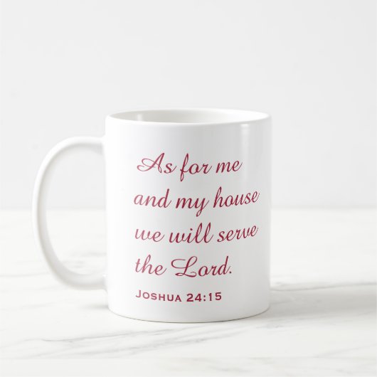 Mug Grey Kingbird et la Bible Verse (Gauche)