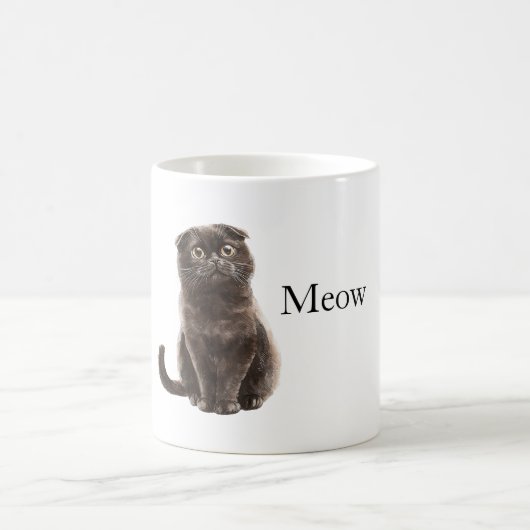 Mug Grey Meow Cat (Centre)