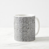 Mug Grey stone wall texture. Texture of stone wall wit (Devant droit)
