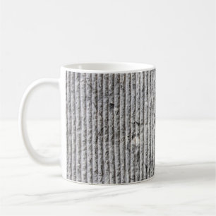 Mug Grey stone wall texture. Texture of stone wall wit