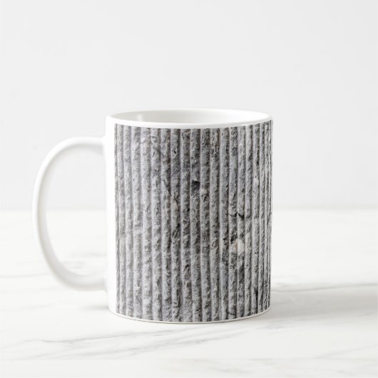 Mug Grey stone wall texture. Texture of stone wall wit (Gauche)