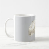 Mug Grey White Hearts Umbrella (Gauche)