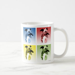 Mug Greyhound (Brindle) Pop Art
