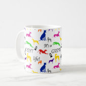 Mug Greyhound, c'est une citation de Greyt Life (Devant gauche)