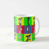 MUG GREYHOUND COLLAGE (Devant droit)