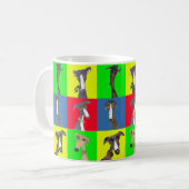 MUG GREYHOUND COLLAGE (Devant gauche)