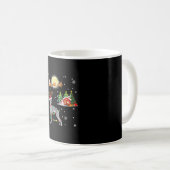 Mug Greyhound Dog Light Christmas Reindeer Tree Xmas (Devant droit)