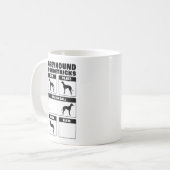 Mug Greyhound Hundetricks Britischer Windhunks Tricks (Devant gauche)