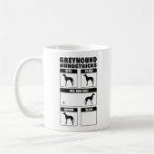 Mug Greyhound Hundetricks Britischer Windhunks Tricks (Gauche)