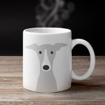 Mug Greyhound mignon, Greyhound italien ou Chien Whipp<br><div class="desc">Profitez de vos boissons chaudes préférées dans cette mignonne tasse à café pour chien. Dessin de chien de dessin d'un Greyhound gris et blanc,  Greyhound italien ou Whippet. Une tasse amusante pour votre maison ou votre bureau. Ça fait un grand cadeau !</div>
