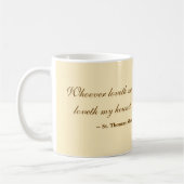 Mug Greyhound Portrait / Célèbre St. Thomas Plus de ci (Gauche)