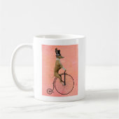 Mug Greyhound sur Black Penny Farthing (Gauche)