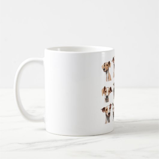 Mug Greyhounds italien (Gauche)