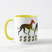 Mug Greyhounds italien (Gauche)