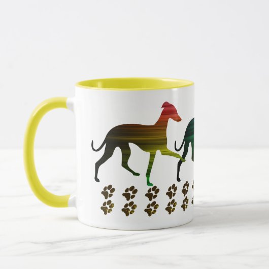 Mug Greyhounds italien (Gauche)