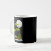 Mug Grhopper Santa Sleigh Flying Funny Magical Christm (Devant gauche)