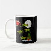 Mug Grhopper Santa Sleigh Flying Funny Magical Christm (Gauche)